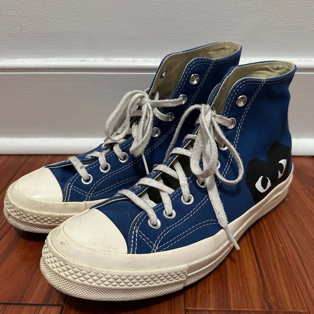 Comme des Garcons PLAY x Converse Chuck Taylor 70 Blue
